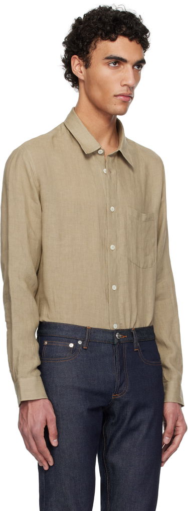 Skjorte A.P.C. Green Cassel Grøn | LIAEK-H12545, 2