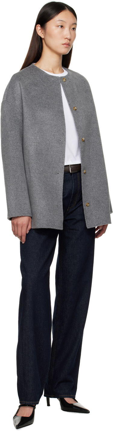 Frakker Loulou de Saison Loulou de Saison Dunne Wool Short Coat Grå | DUNNE, 3