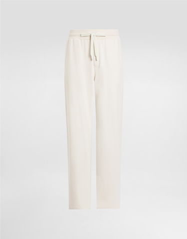 Joggingbukser Dolce & Gabbana Dolce & Gabbana Stretch Jersey Jogging Pants Hvid | GVZ7AZG7O2JA4567, 0