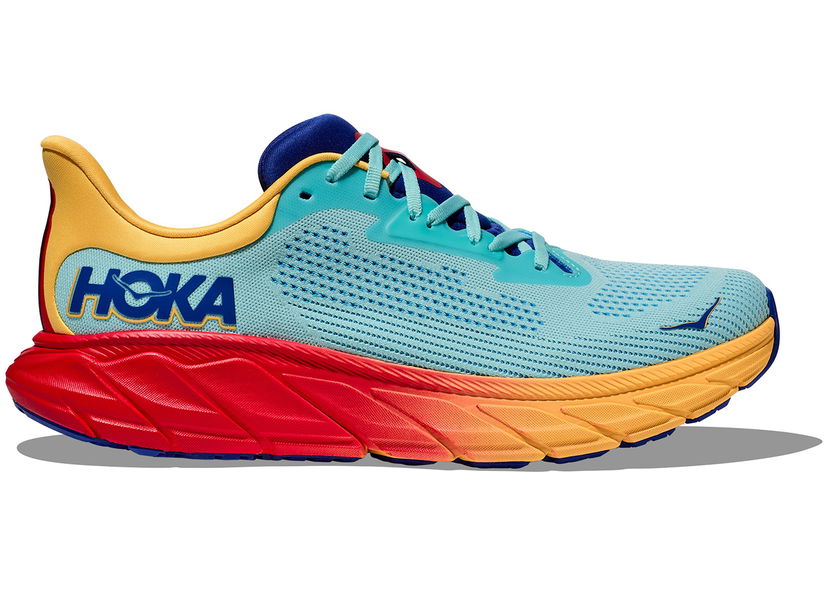 Løbe Hoka One One Arahi 7 Cloudless Poppy Turkis | 1147850-CSPP