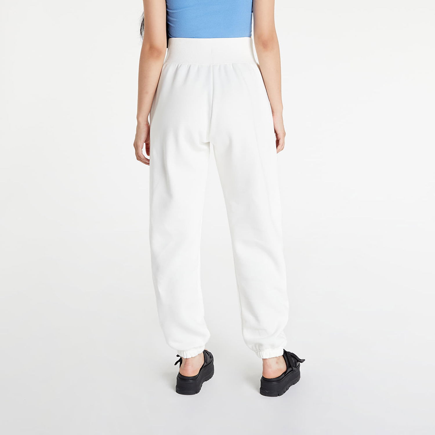 Joggingbukser Nike Sportswear Phoenix Fleece High-Waisted Hvid | DQ5887-133, 1