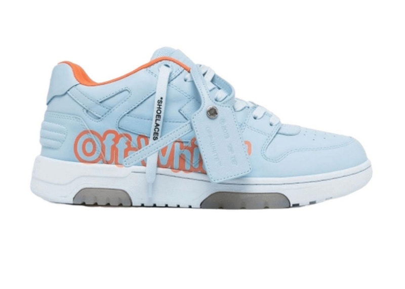 Sneakers og sko Off-White Out Of Office OOO "" Low Tops Light Blue Orange Blå | OMIA189S22LEA0044020, 0