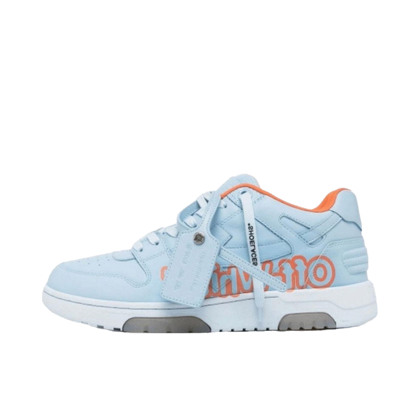 Sneakers og sko Off-White Out Of Office OOO "" Low Tops Light Blue Orange Blå | OMIA189S22LEA0044020