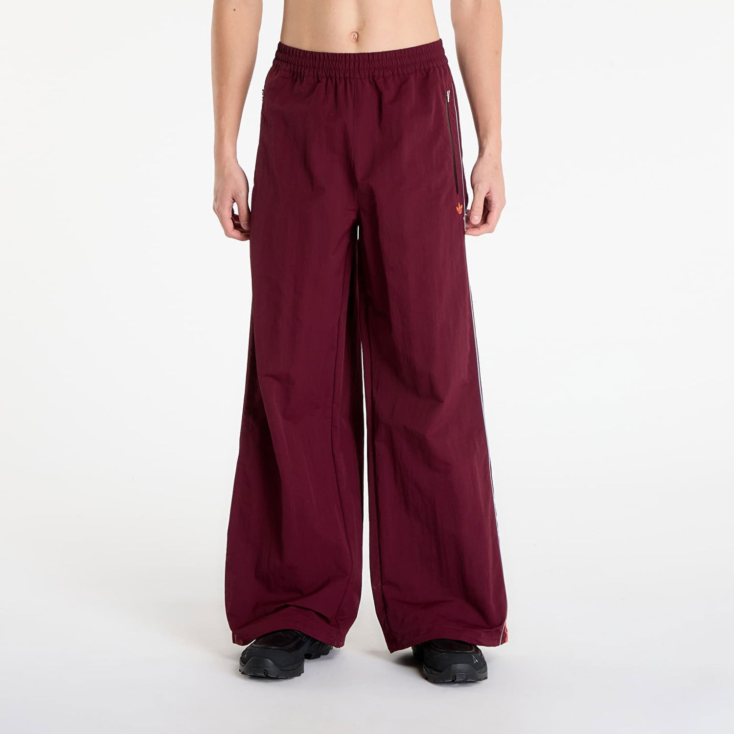Bukser adidas Originals Venice Wide-Leg Wind Pant Bourgogne | JX3800, 0