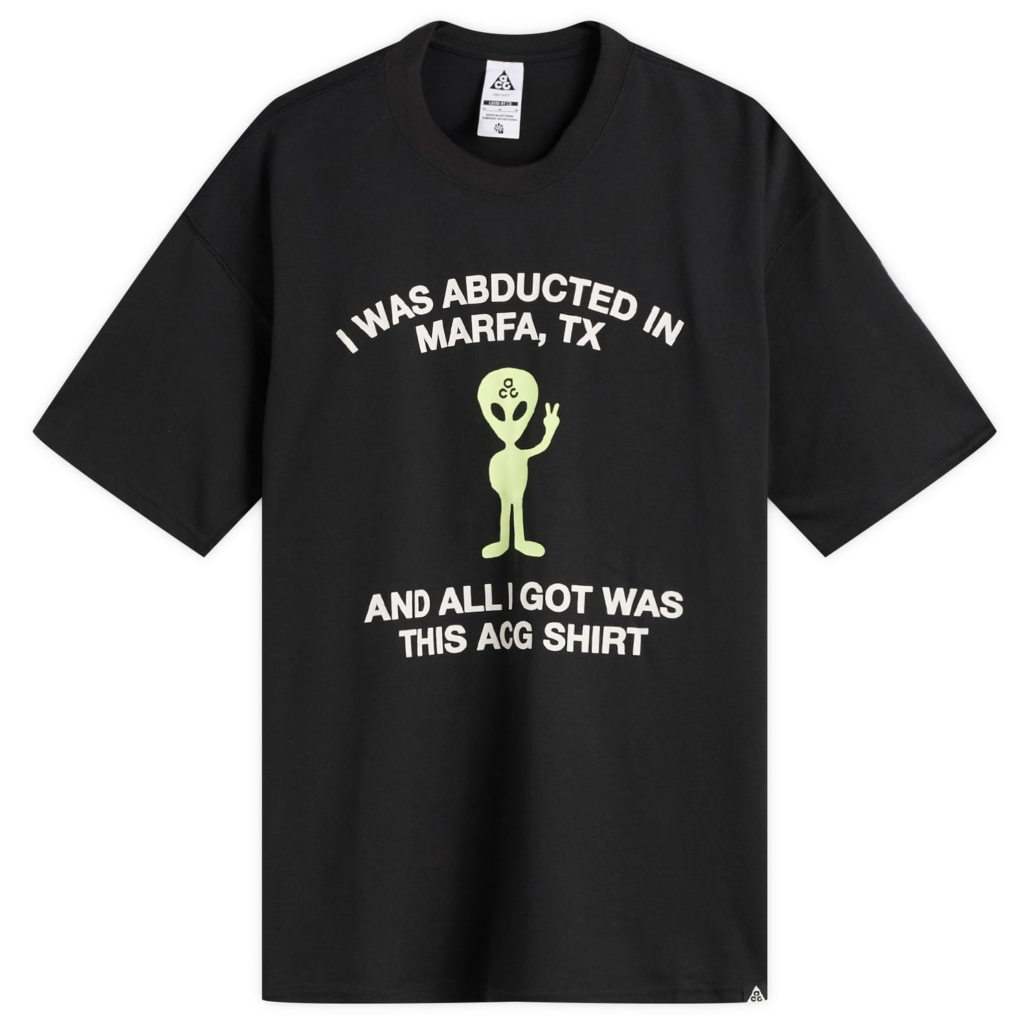 T-shirt Nike ACG Alien T-Shirt Sort | HV2168-010, 1