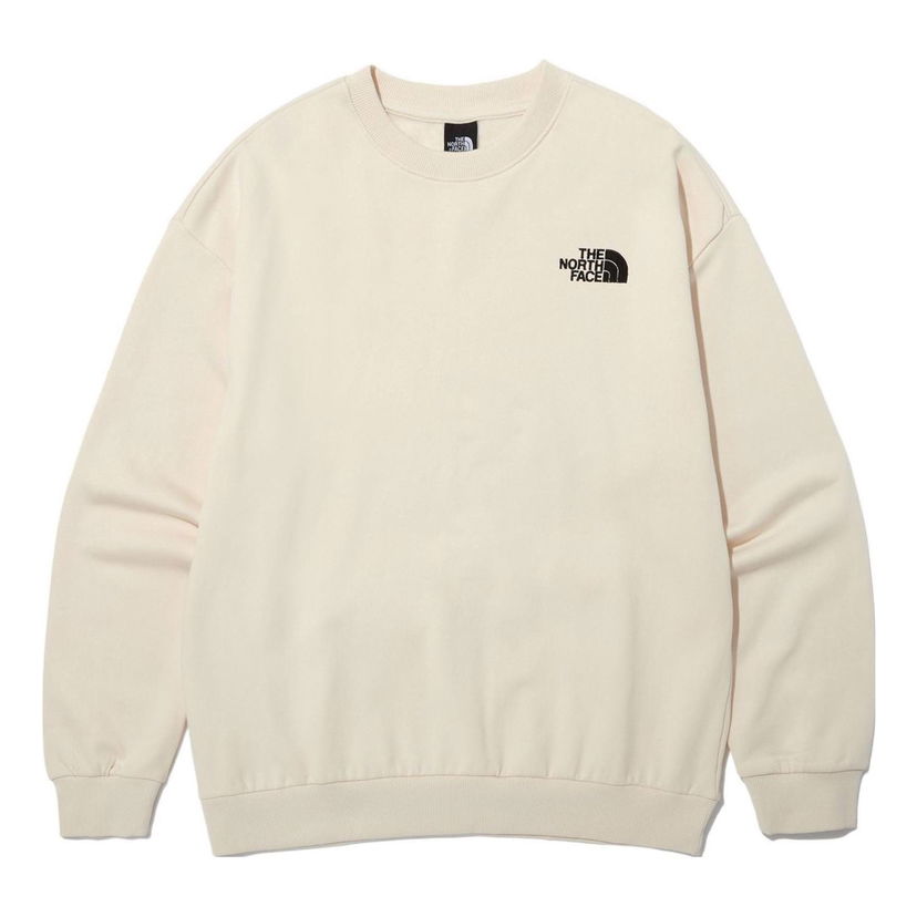 Sweatshirt The North Face Essential Logo Sweatshirt Beige | NM5MN91B