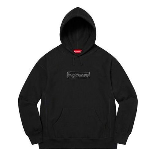 Sweatshirt Supreme KAWS Chalk Logo Sweatshirt Sort | SUP-SS21-401, 0