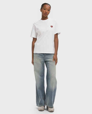 T-shirt Carhartt WIP Short Sleeve Heart Patch T-Shirt Hvid | I032318-1WZ.XX, 1