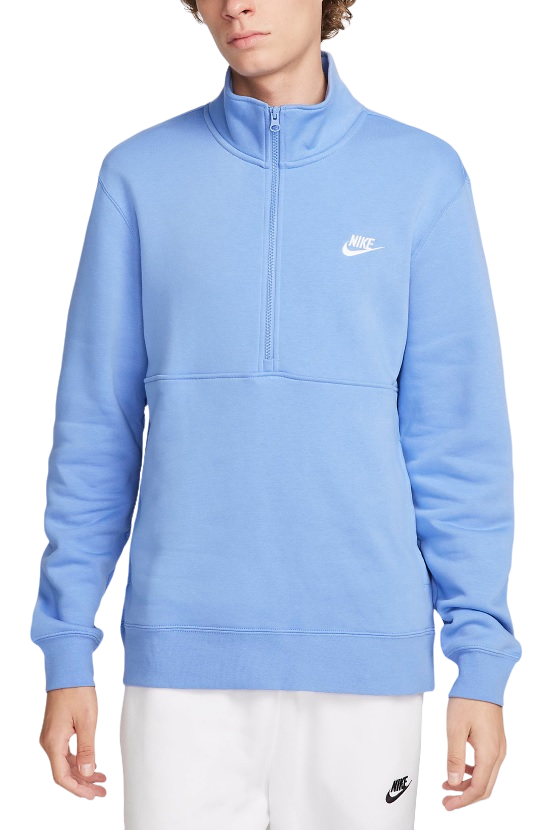 Sweatshirt Nike Mikina Club HalfZip Sweatshirt Blå | dd4732-450
