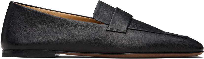 Tøj The Row The Row Square Loafers Sort | F1659-L59