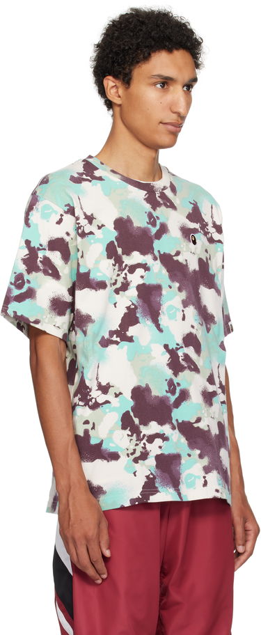 T-shirt BAPE A Bathing Ape Map Camo Ape Head T-Shirt Flerfarvet | 001CSL301001M, 1