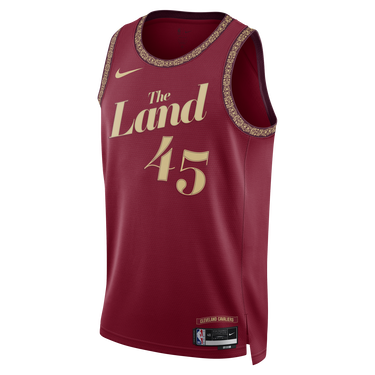 Jersey Nike Dri-FIT NBA Swingman Donovan Mitchell Cleveland Cavaliers City Edition 2023/24 Jersey Bourgogne | DX8498-601, 0