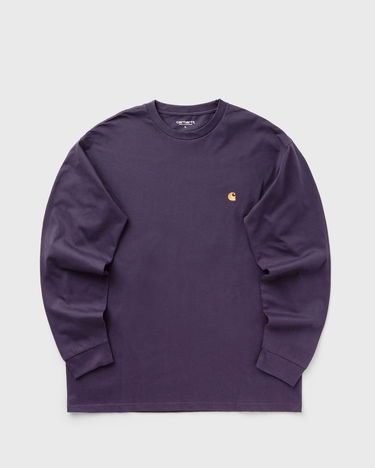 T-shirt Carhartt WIP Long Sleeve Chase T-Shirt Lilla | I026392-37Y.XX, 2