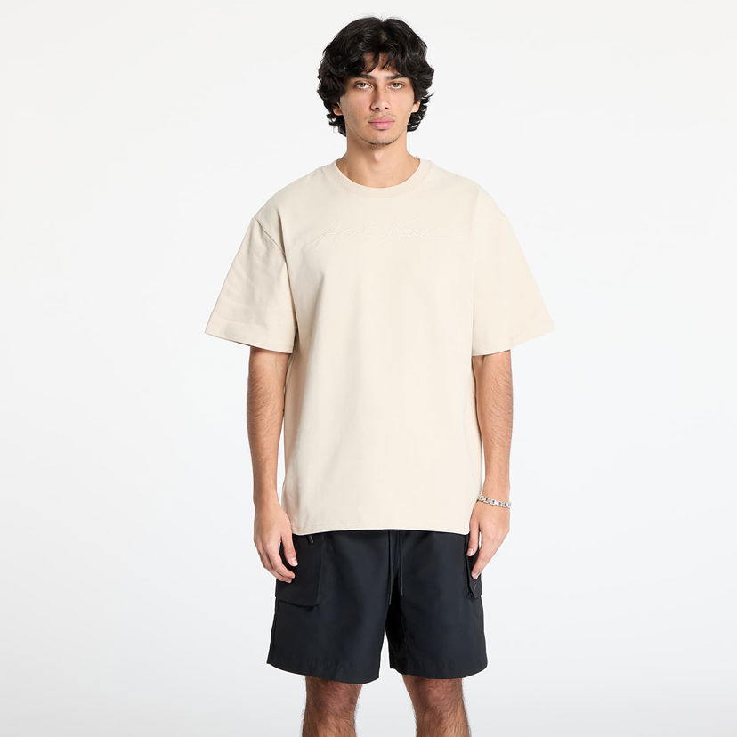 T-shirt Karl Kani Autograph Heavy Jersey Boxy T-Shirt Beige | 60300192