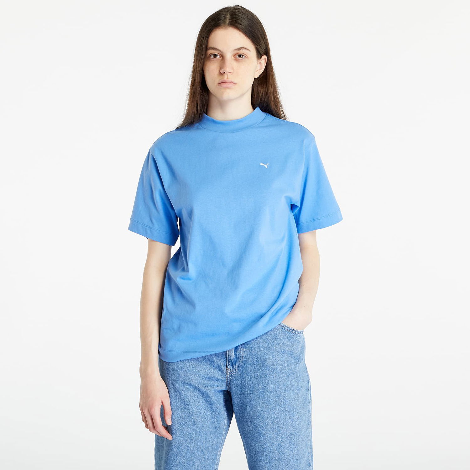 T-shirt Puma x YONA SUNPŌ Mock Neck Tee Blå | 53797745, 1