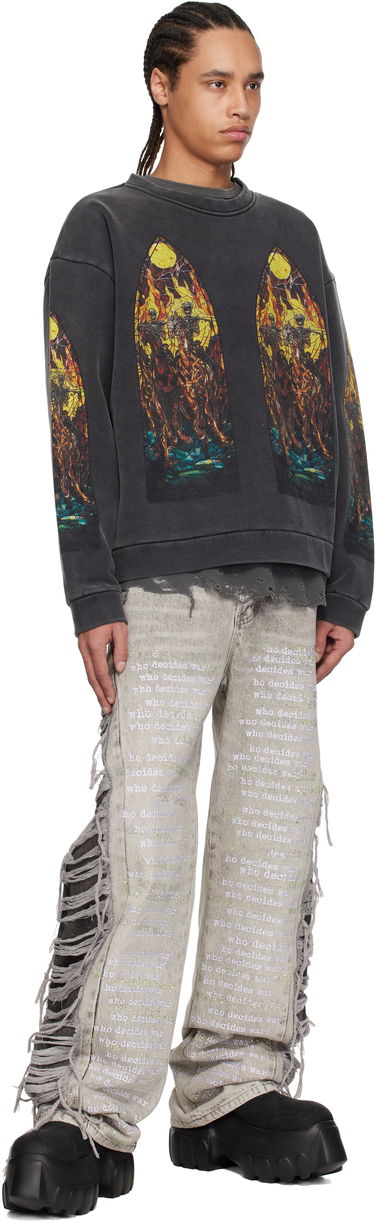 Sweater Who Decides War Who Decides War Anvil Crewneck Sweater Sort | 1110010030SS25, 3