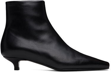 Tilbehør TOTEME TOTEME 'The Slim Ankle' Kitten Heel Boots Sort | 234-WLGSE123-LE0014, 0