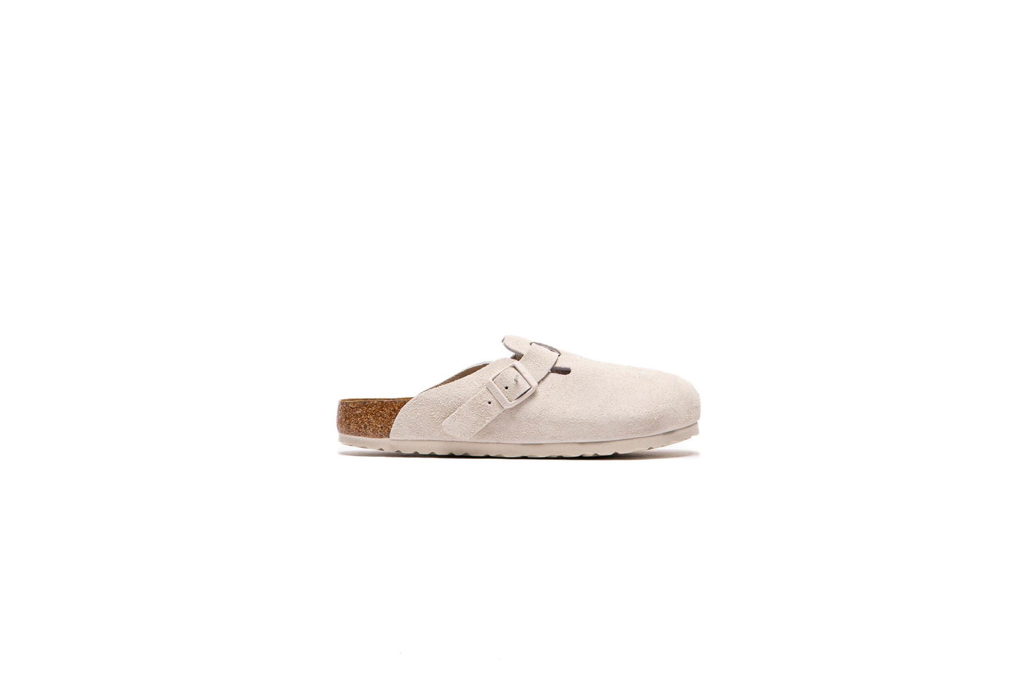 Sneakers og sko Birkenstock Boston Soft Footbed Suede Sandals Hvid | 1027667, 1
