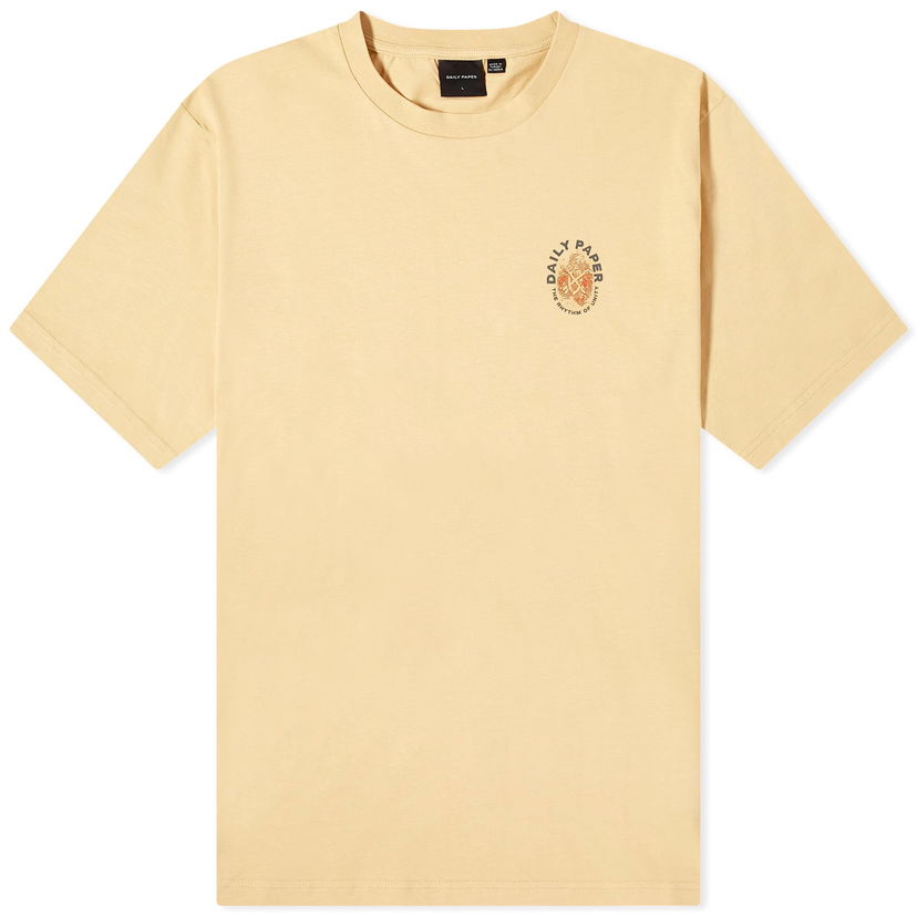 T-shirt DAILY PAPER Identity T-Shirt Beige | 2411064
