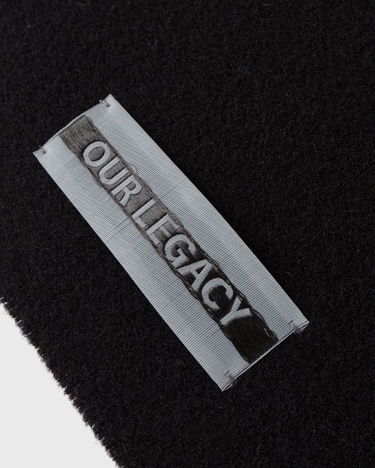 Tørklæde OUR LEGACY Estate Scarf Sort | A4248EAB, 3