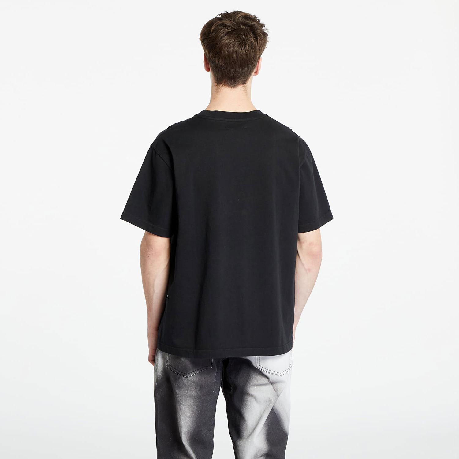T-shirt Pleasures Gouge Heavyweight T-Shirt Sort | P23W039 BLACK, 1