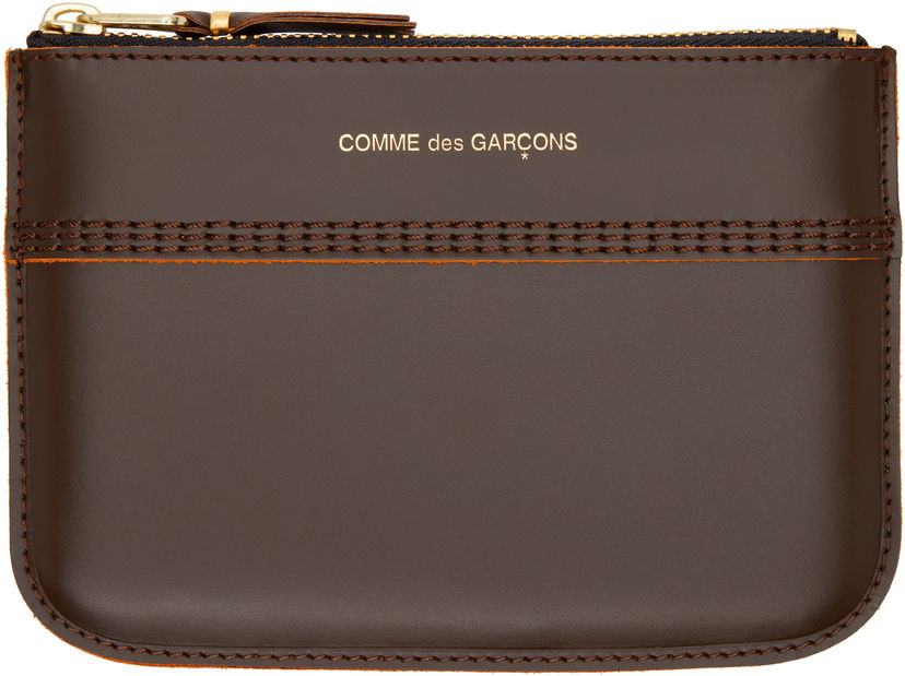 Tegnebog Comme des Garçons COMME des GARCONS Triple Stitch Pouch Brun | SA8100TS