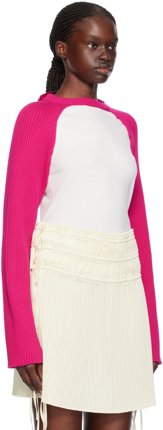 Sweater Helmut Lang Rib Sweater Lyserød | O01HW722, 1