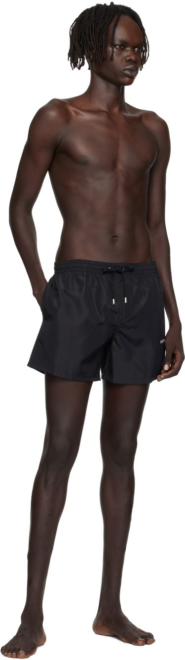 Badetøj Balmain Balmain Logo Swim Shorts Sort | BWB641580, 3