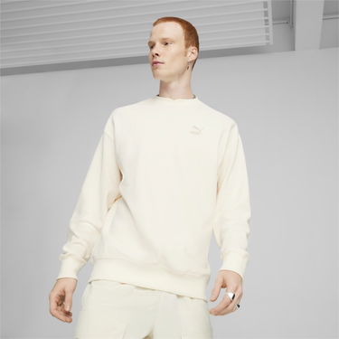Sweatshirt Puma CLASSICS Waffle Crew M Hvid | 624253-66, 0