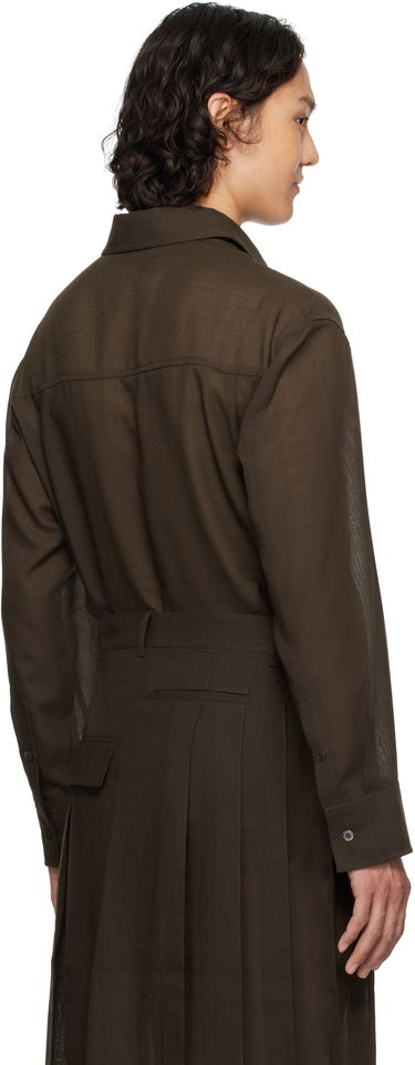 Skjorte Feng Chen Wang Feng Chen Wang Triple Cut Shirt Brun | FUS19SR22, 2