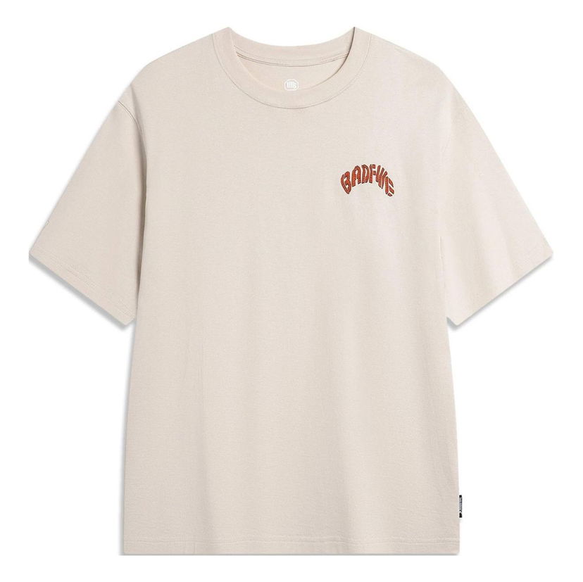 T-shirt Li-Ning Hoops Graphic T-shirt Beige | AHSU435-4