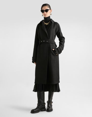 Nederdel Dolce & Gabbana Dolce & Gabbana Long Pleated Chiffon Skirt Sort | F4BCITFUSNWN0000, 3
