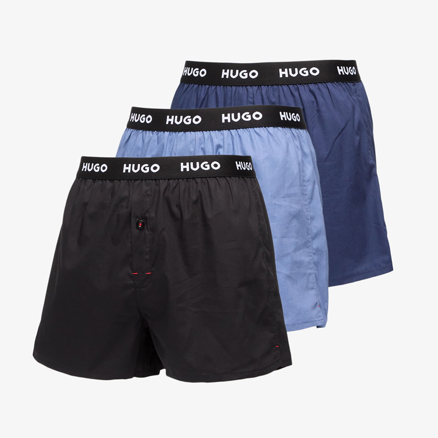 Boksere BOSS Hugo Boss Pure Cotton Woven Boxer 3-Pack Flerfarvet | 50532565-961, 0