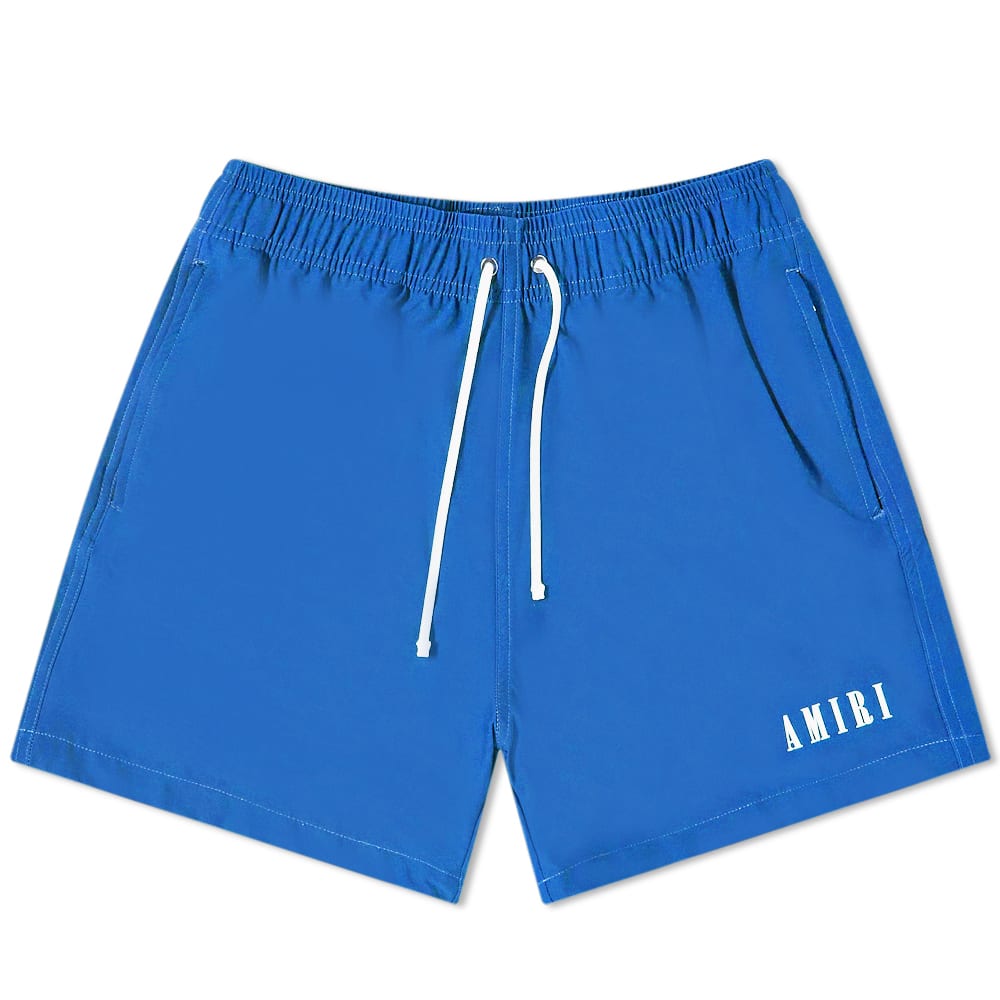 Badetøj AMIRI Core Logo Swim Trunk Blå | PS22MSB001-424, 0