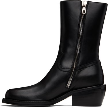 Tøj Dries Van Noten Dries Van Noten Leather Boots Sort | MS251-753, 2