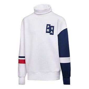 Sweater Puma PUMA x ADER Crossover Turtleneck Pullover Hvid | 576958-02