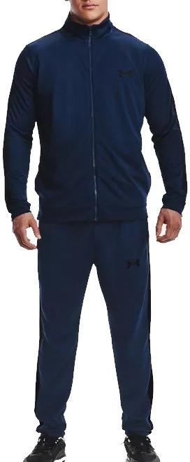 Træningsdragt Under Armour UA Knit Track Suit Mørkeblå | 1357139-408