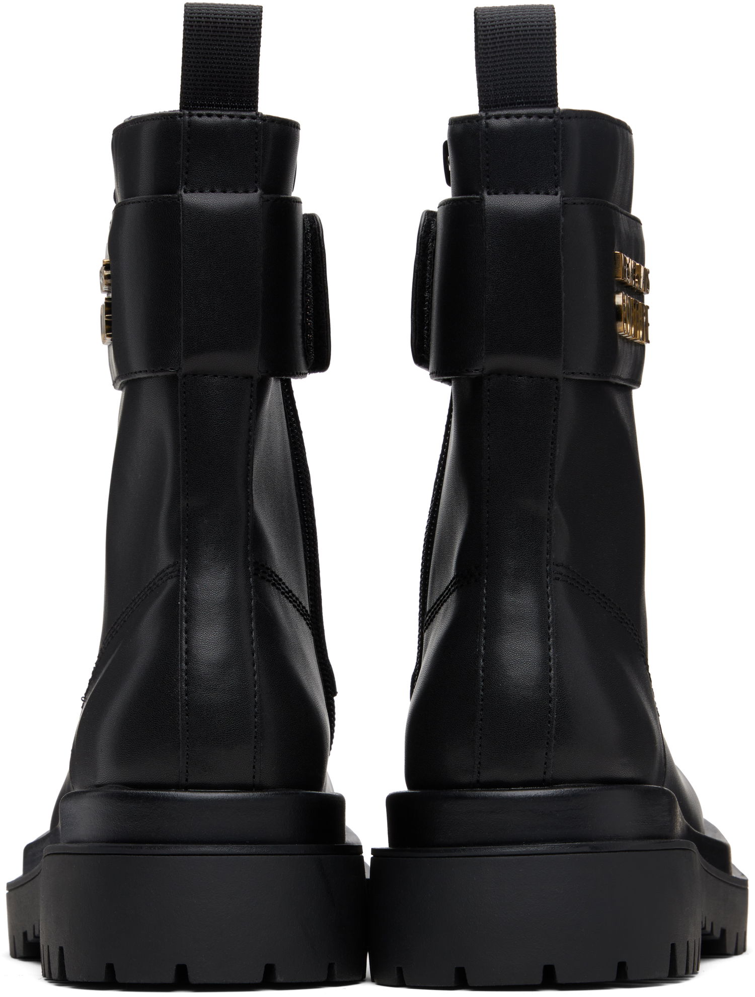 Sneakers og sko Versace Versace Jeans Couture Logo Hardware Boots Sort | E79VA3S64_E71570, 1