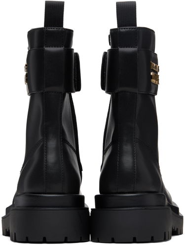 Sneakers og sko Versace Versace Jeans Couture Logo Hardware Boots Sort | E79VA3S64_E71570, 1
