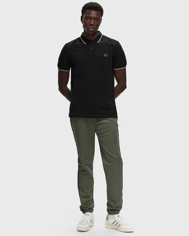 Polo skjorte Fred Perry Twin Tipped Shirt Black XL Sort | M3600-W54, 1