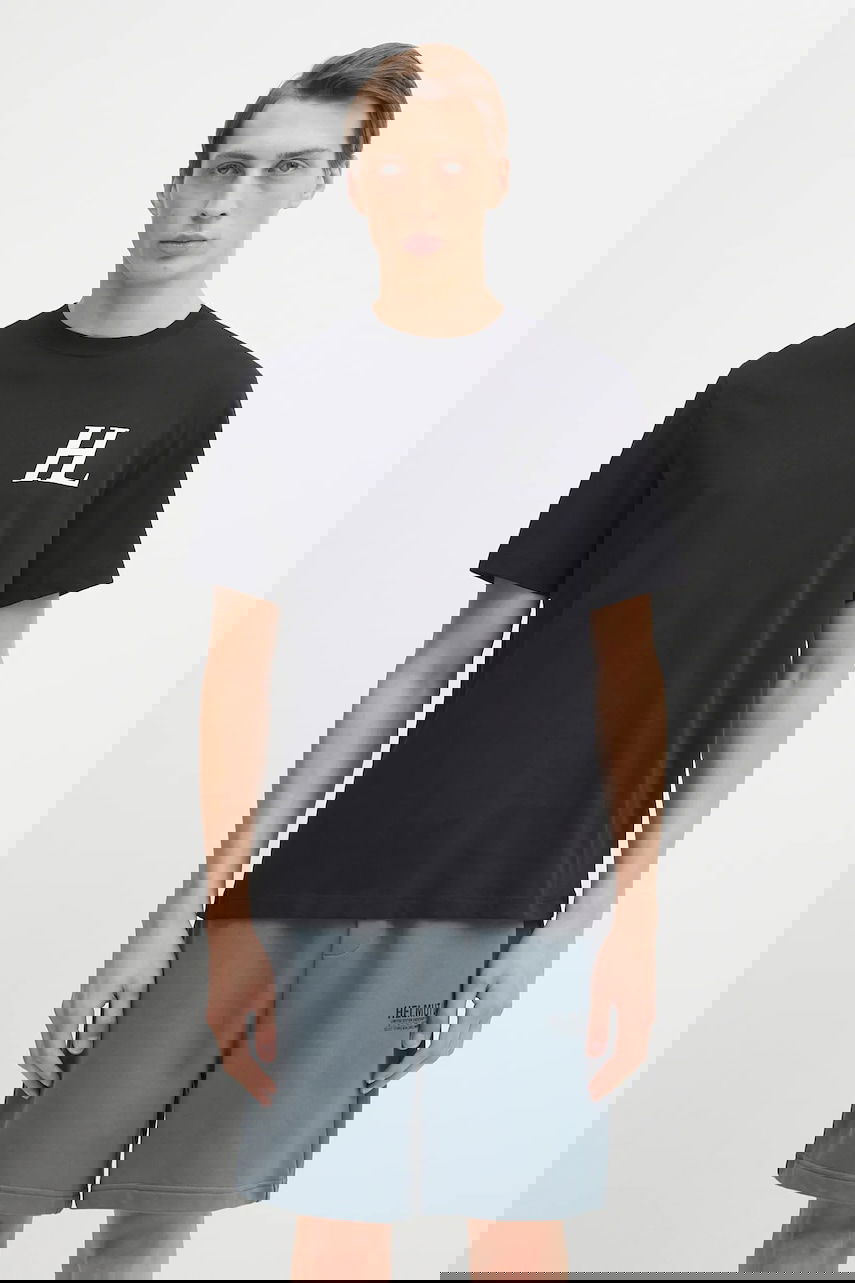 T-shirt Helmut Lang Helmut Lang Logo Print T-Shirt Sort | P04HM507, 0