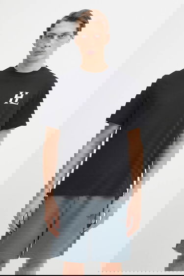 T-shirt Helmut Lang Helmut Lang Logo Print T-Shirt Sort | P04HM507, 0