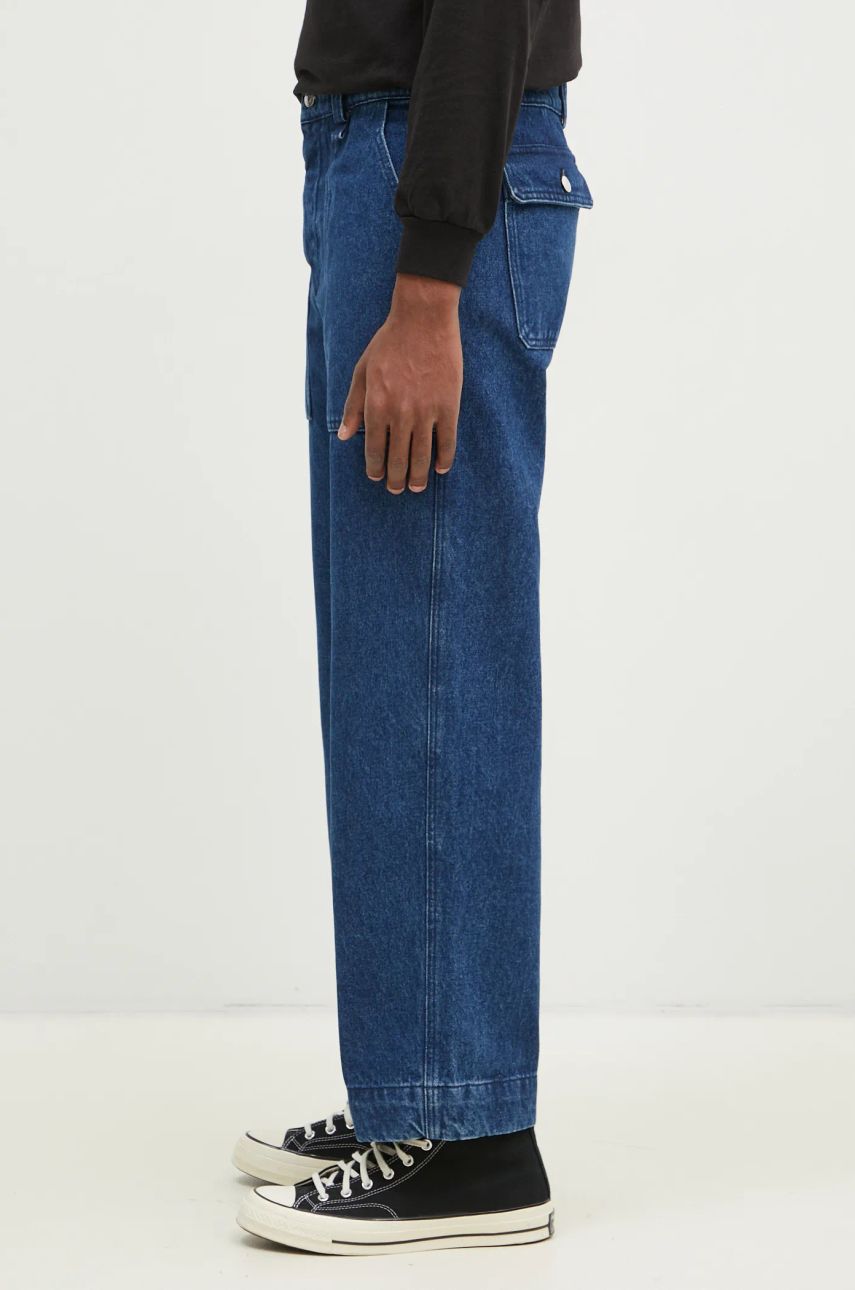 Jeans MAISON KITSUNÉ Workwear Jeans Blå | NM01108WW5023, 1