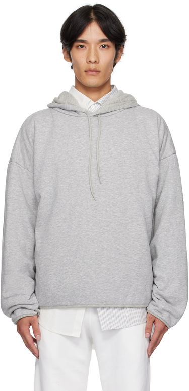 Sweatshirt Maison Margiela MM6 Maison Margiela Drawstring Hoodie Grå | SH0GU0030 M25013, 0