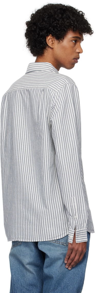 Skjorte Fred Perry Fred Perry Striped Oxford Shirt Hvid | M6574, 2