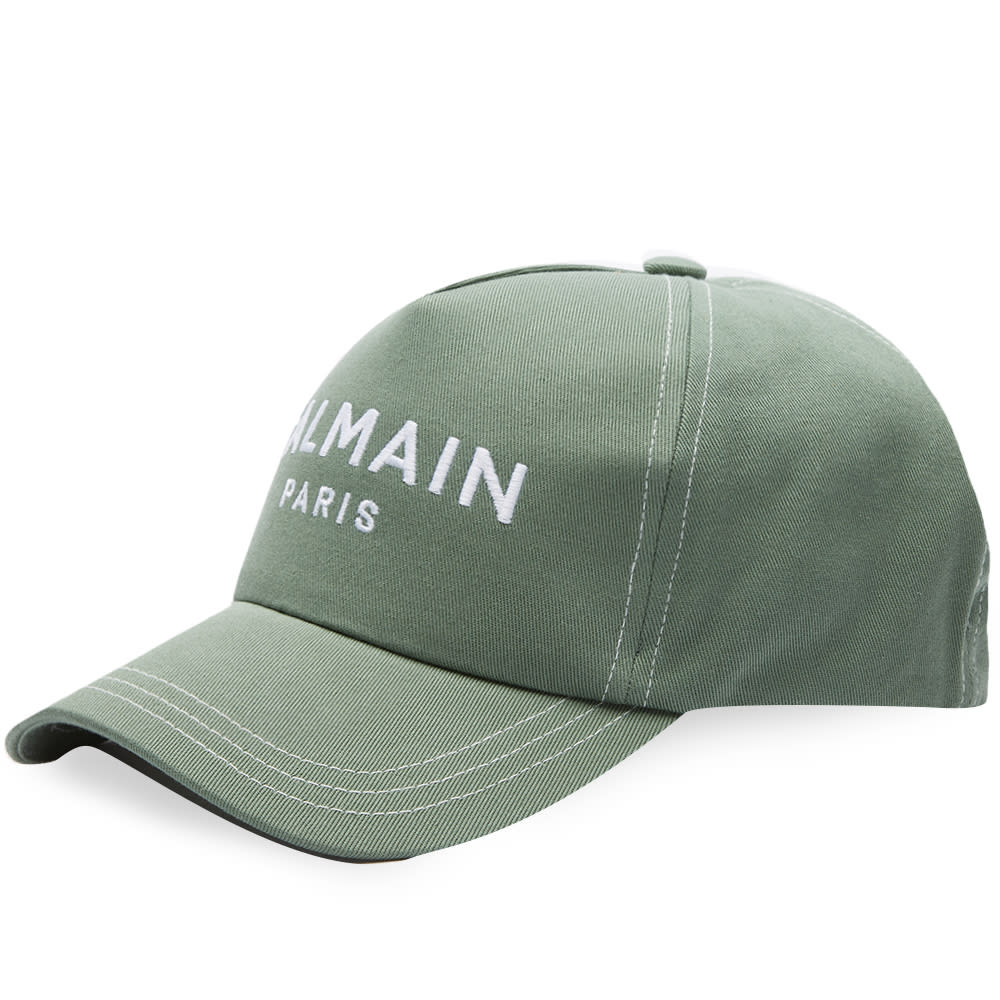 Kasket Balmain Paris Logo Cap Grøn | AH0XA015CB24-UEX, 0