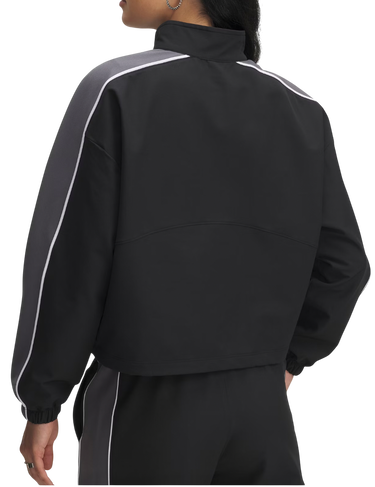 Jakke Under Armour Rival Swoven Cropped Full-Zip Track Jacket Grå | 6003715-003, 1