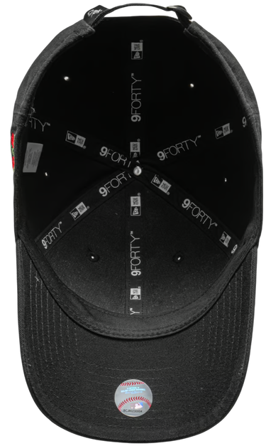Kasket New Era Chicago White Sox New Era 9FORTY Flower Embroidered Adjustable Cap Sort | 60579746, 4