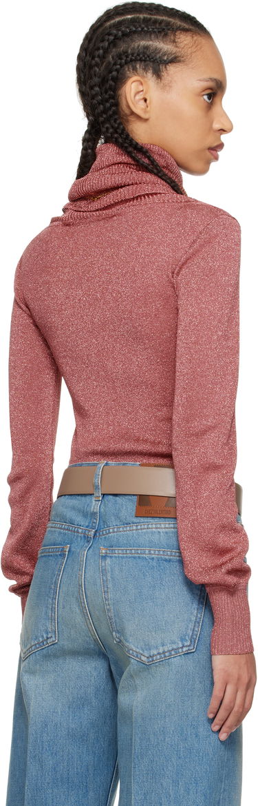 Sweater Valentino Valentino Lurex Turtleneck Sweater Lyserød | 6B3KC63A93T, 2
