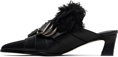 Tilbehør Andersson Bell Andersson Bell Layered Strap Mule Heels Sort | aaa485w, 2